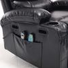 21"seat width,large size Electric Power Lift Recliner Chair Sofa for Elderly, 8 point vibration Massage and lumber heat, Remote Control