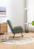 Rocking Chair, Soft Teddy Velvet Fabric Rocking Chair for Nursery