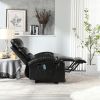 21"seat width,large size Electric Power Lift Recliner Chair Sofa for Elderly, 8 point vibration Massage and lumber heat, Remote Control