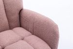 Rocking Chair, Soft Teddy Velvet Fabric Rocking Chair for Nursery