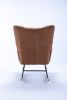Rocking Chair, Soft Teddy Velvet Fabric Rocking Chair for Nursery