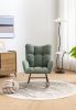 Rocking Chair, Soft Teddy Velvet Fabric Rocking Chair for Nursery