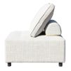 Outdoor Modular Sofa, with Aluminum Structure, Support Cushion and Back Cushion Cover-Removable, Fade-resistant, Waterproof Sofa Cover Included