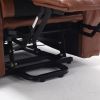 21"seat width,large size Electric Power Lift Recliner Chair Sofa for Elderly, 8 point vibration Massage and lumber heat, Remote Control