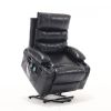 21"seat width,large size Electric Power Lift Recliner Chair Sofa for Elderly, 8 point vibration Massage and lumber heat, Remote Control