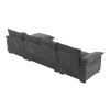 [VIDEO provided][New]118*55" Modern L-shaped Chenille Cloud Sofa with Double Seat Cushions,5-seat Upholstered Indoor Furniture
